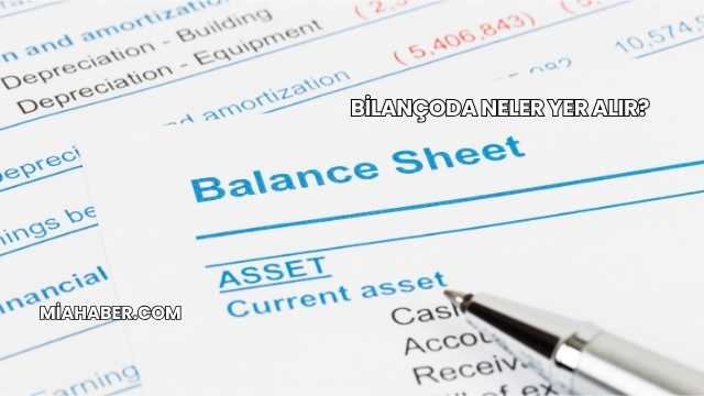 Bilançoda Neler Yer Alır?