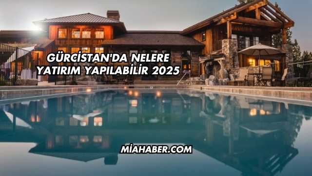Gürcistan'da Nelere Yatırım Yapılabilir 2025