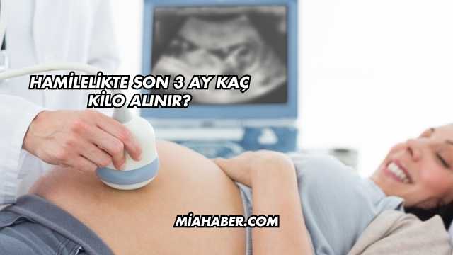 Hamilelikte Son 3 Ay Kaç Kilo Alınır?